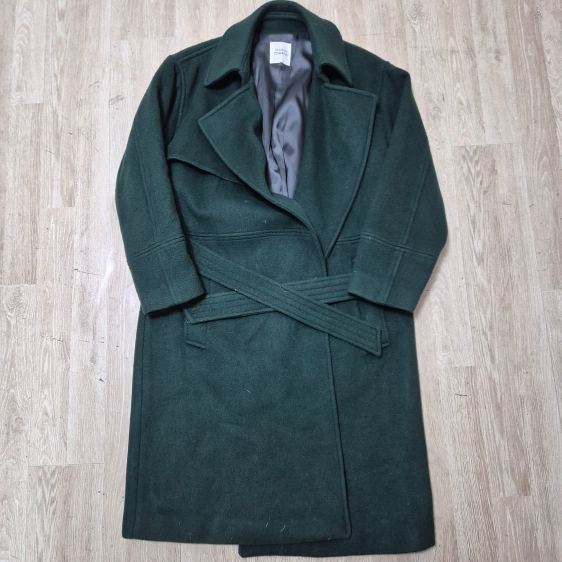 스튜디오 톰보이 오버사이즈 벨티드 랩코트 상품이미지1