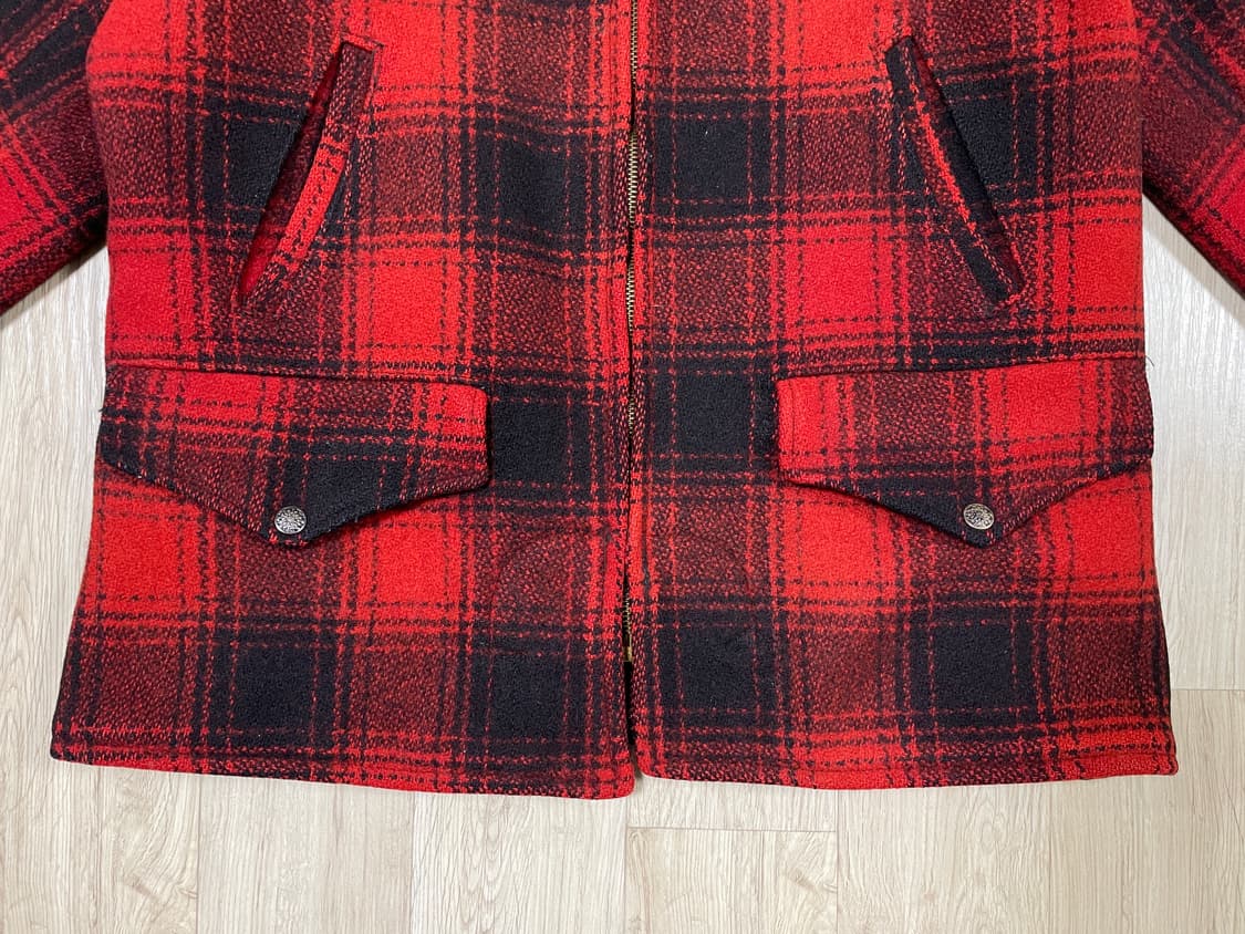 95) 40's 스포츠클래드 체크 울 매키노자켓(RRL&LVC&폴로) 상품이미지6