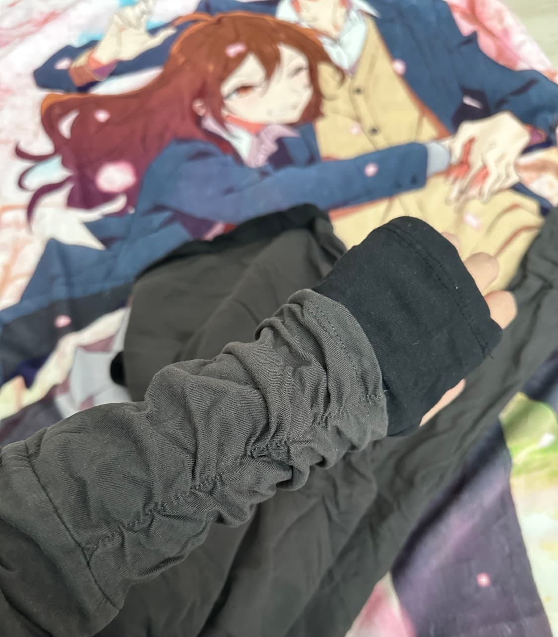 레이어드 셔링 긴팔티 상품이미지3