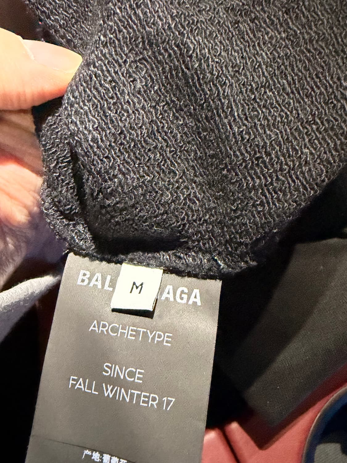 발렌시아가 로고 후드 M 상품이미지5