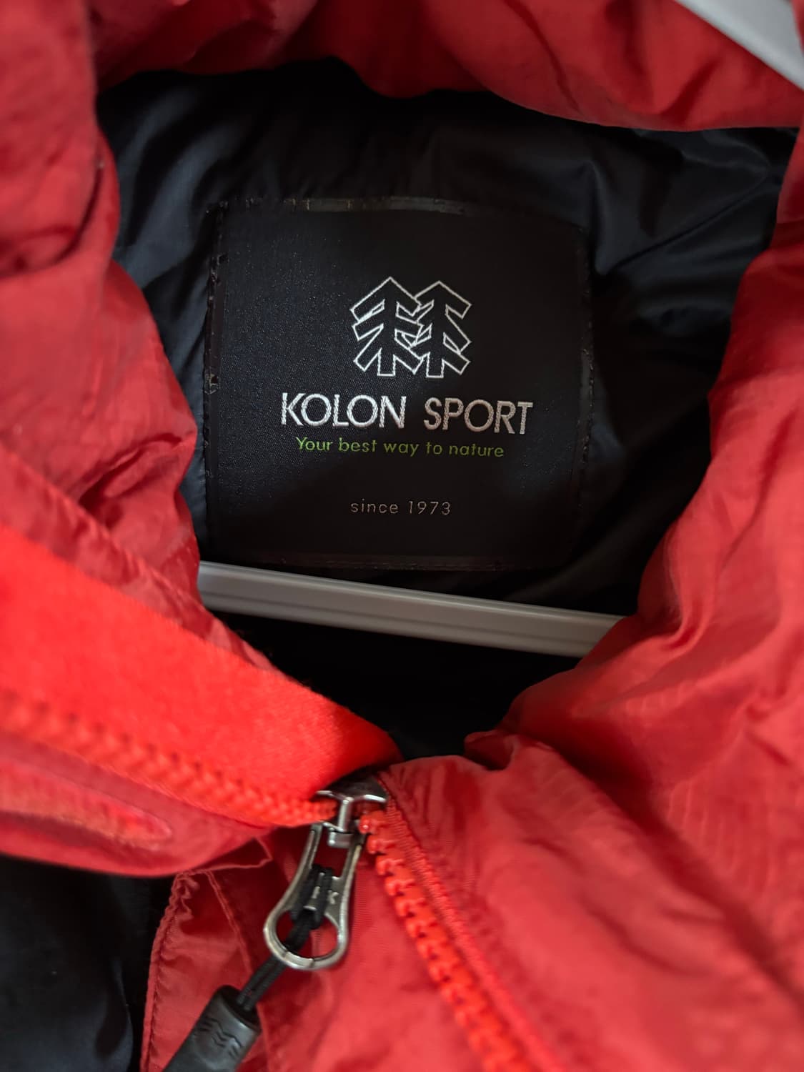 코오롱스포츠 윈드스토퍼 구스다운 패딩 105 상품이미지3