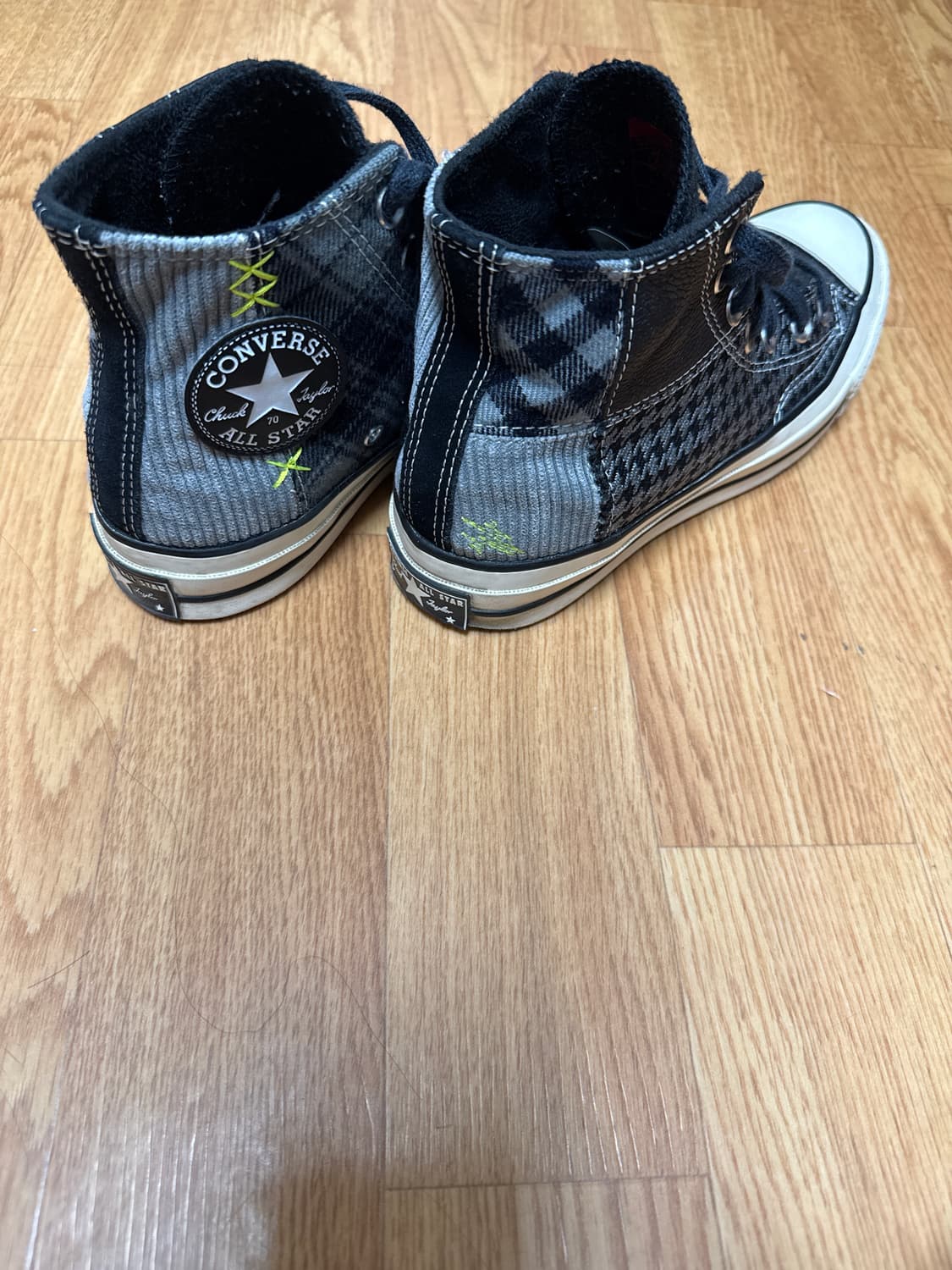 Converse Chuck 70 Engineered Plaid black 상품이미지5