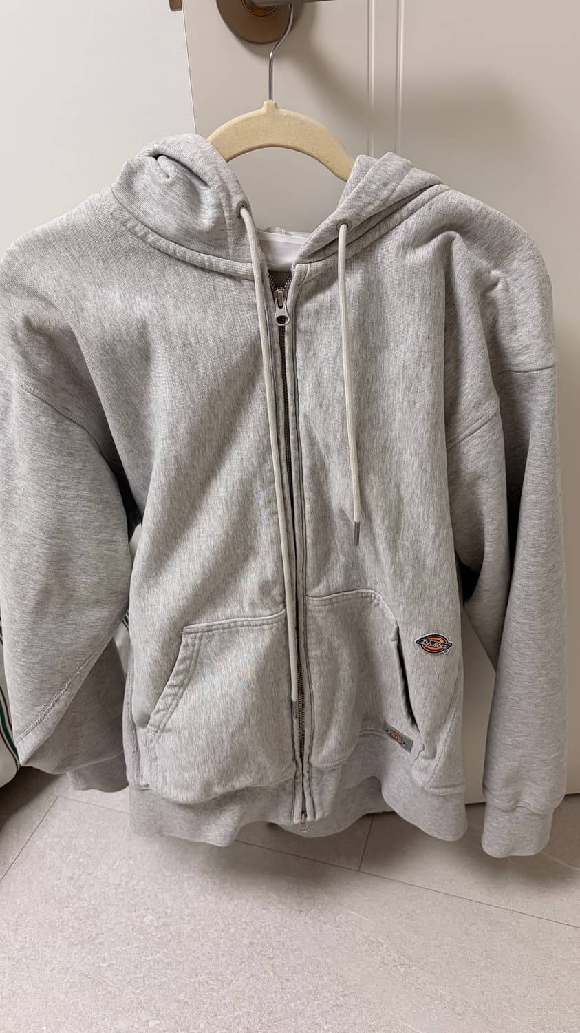 디키즈 멀티 로고 헤비웨이트 후드 집업 Melange 상품이미지3