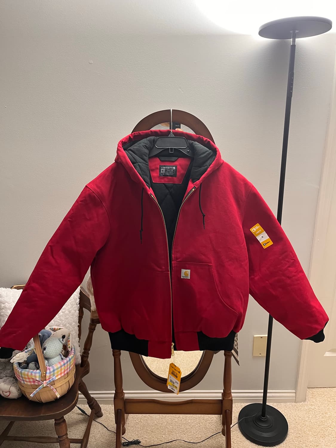 [새상품/레어] 칼하트 J140(OJ0140) 액티브 자켓 레드 XL  상품이미지1