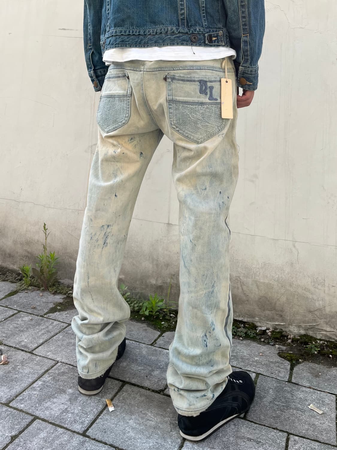 디젤 사이드라인 디스트레스드 워싱 데님 팬츠 상품이미지1