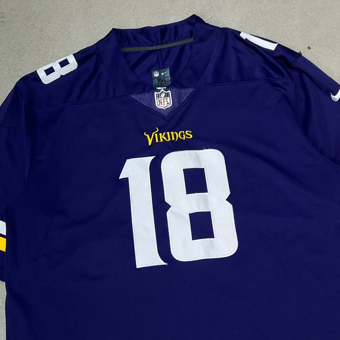 NFL 바이킹스 제퍼슨 반팔유니폼 s10731 상품이미지3