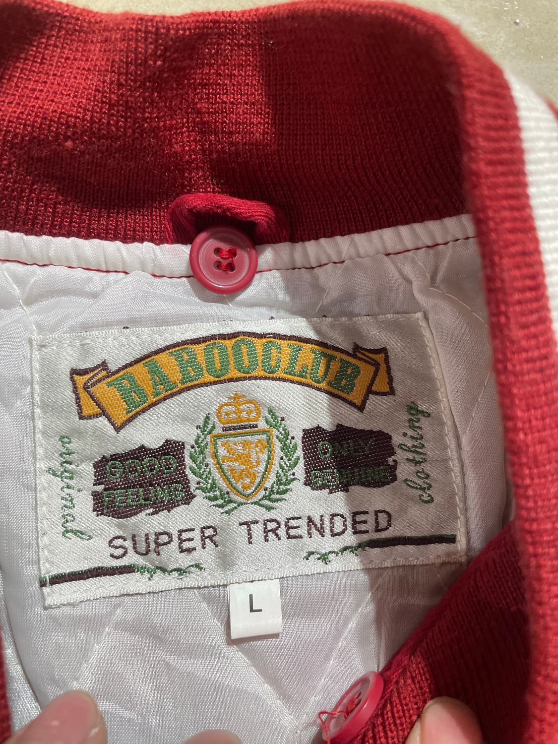 BABOOCLUB perfect Varsity Jacket 상품이미지9