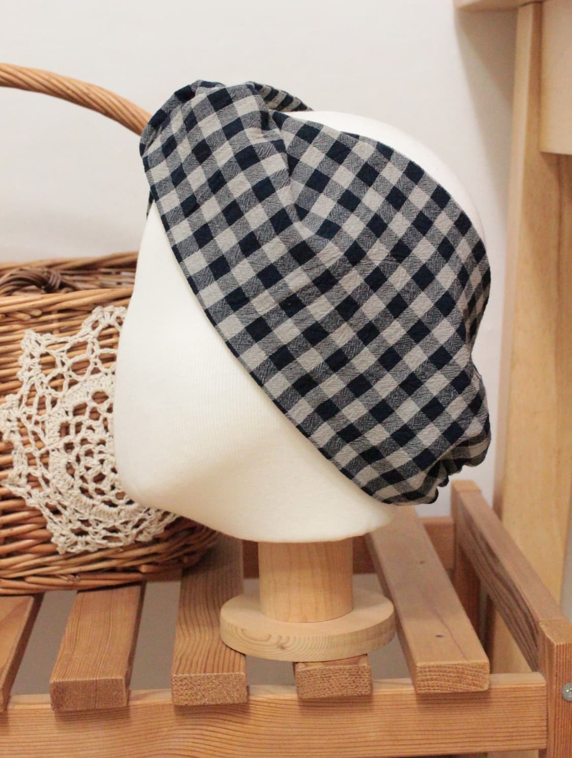 핸드메이드 코튼린넨 와이드 헤어밴드 상품이미지4