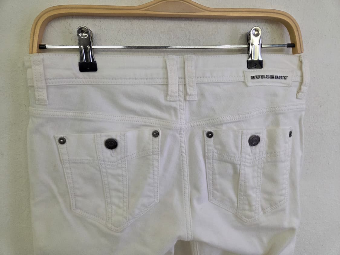 버버리 브릿 스키니진 화이트 상품이미지4