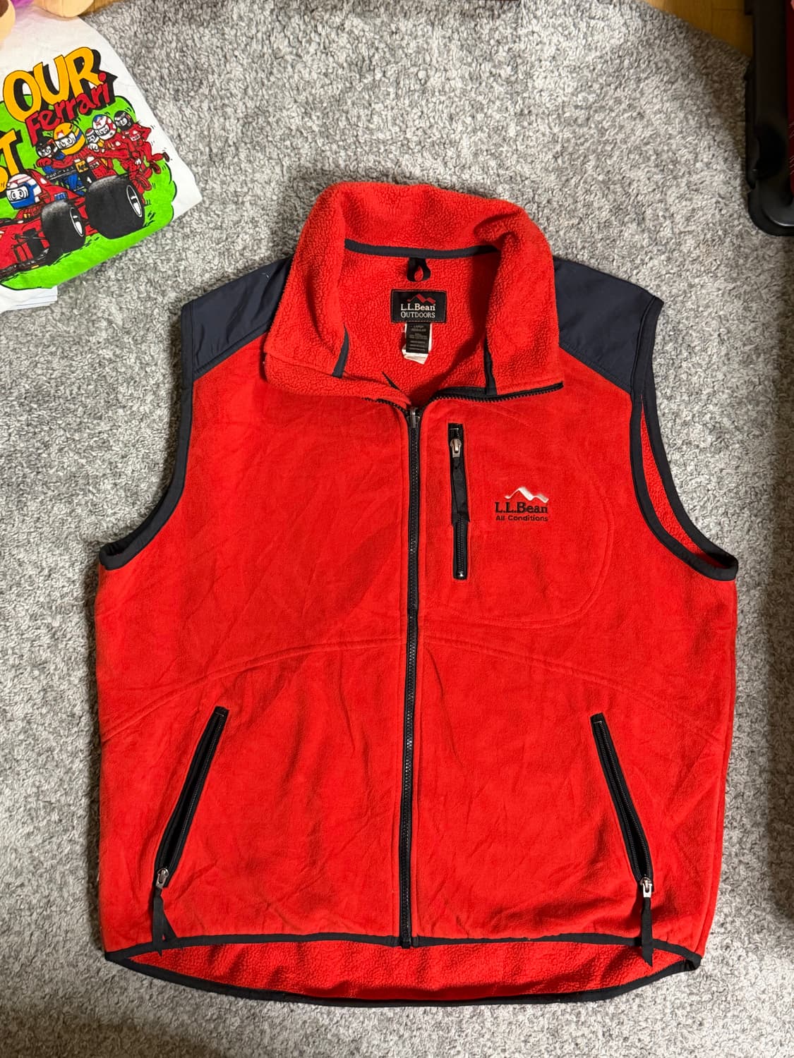 90s 엘엘빈 USA 플리스 베스트 상품이미지1