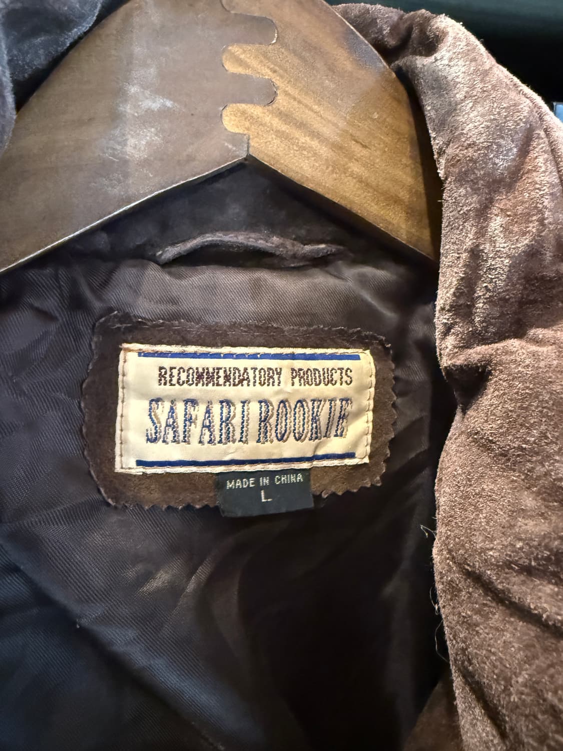 빈티지 스웨이드 패딩 점퍼 L(XL) 상품이미지4