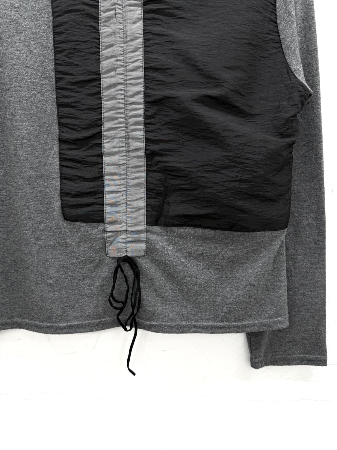 rote rona 새틴 패널 셔링 롱슬리브 상품이미지3