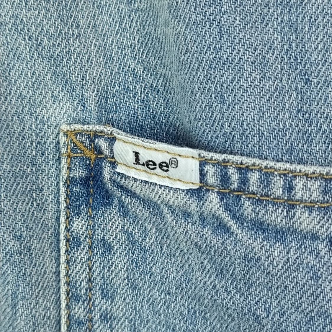 [리] 빈티지 워시드 오버핏 데님 셔츠 M16305 상품이미지7
