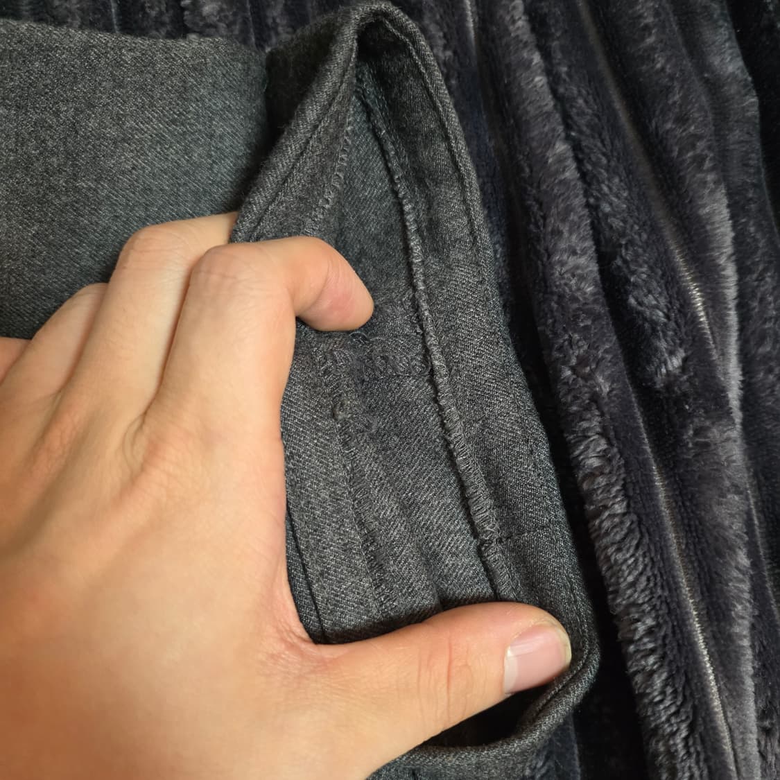 메버릭 투턱 울 트라우저 그레이 L(34) 상품이미지5