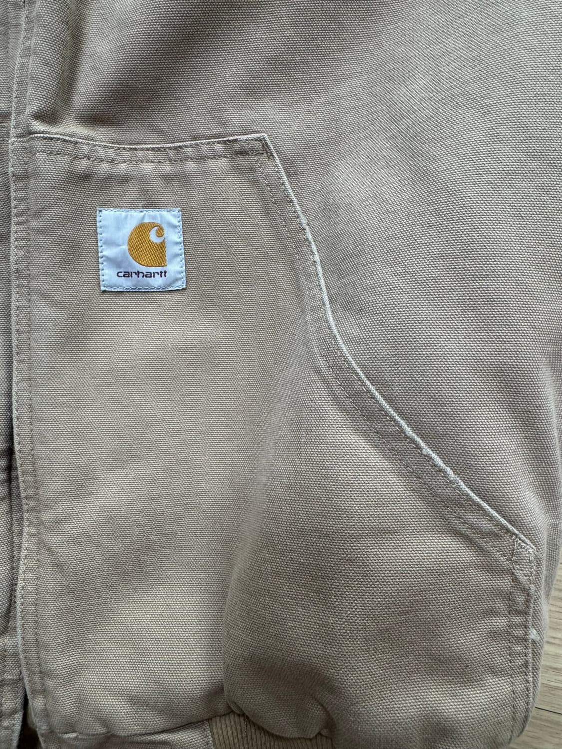 칼하트윕 OG엑티브자켓 베이지 M사이즈 상품이미지4