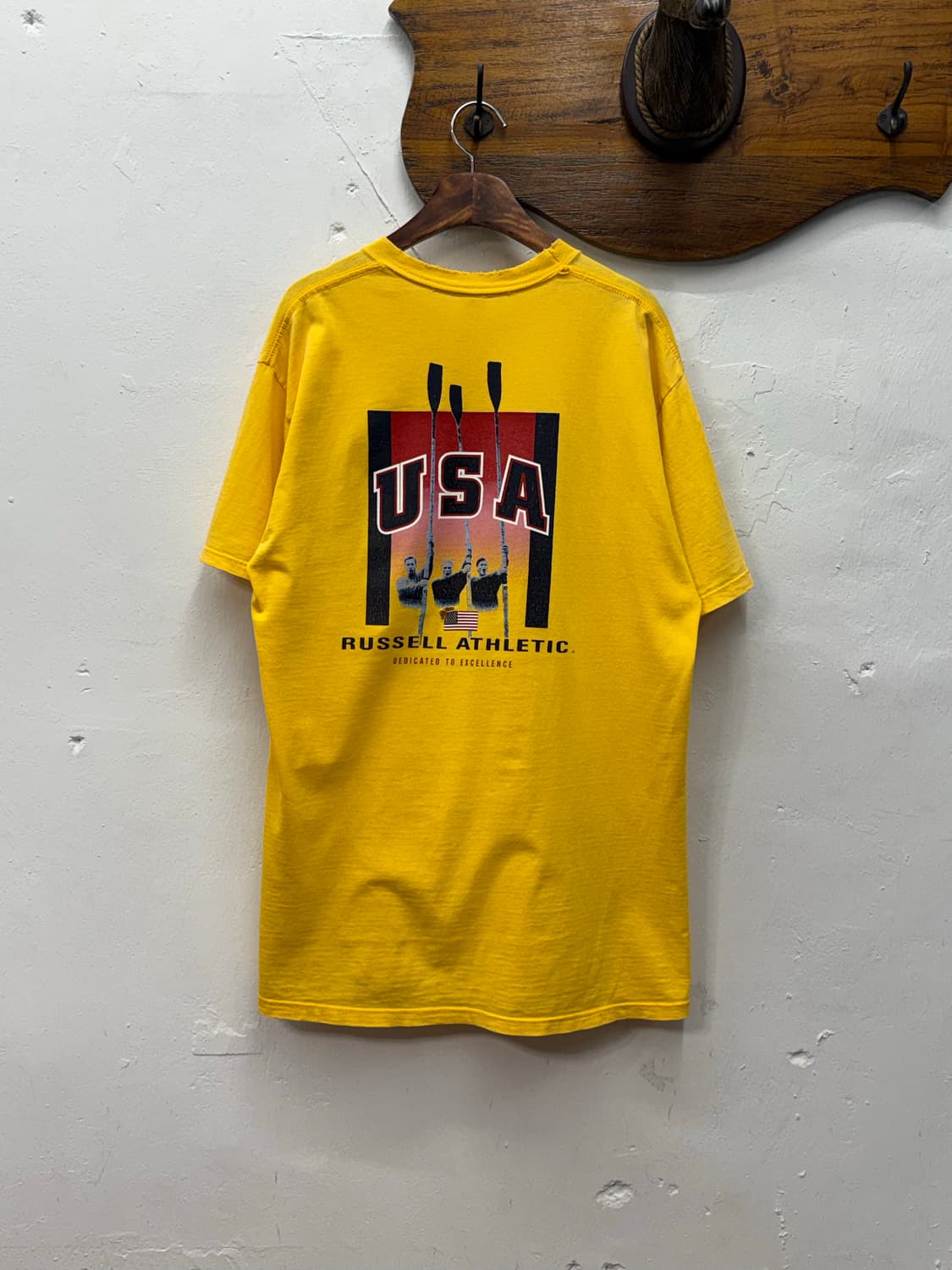 90s USA Russell Rowing Short Sleeve 상품이미지2