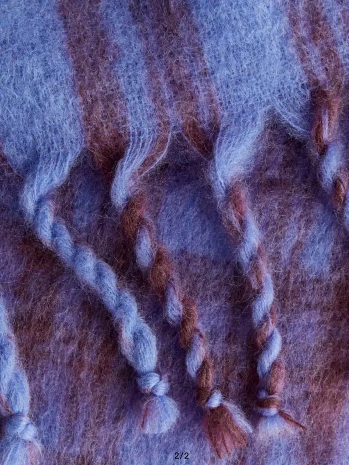 [F] 아르켓 타탄 울 스카프/모헤어머플러/코스머플러 상품이미지4