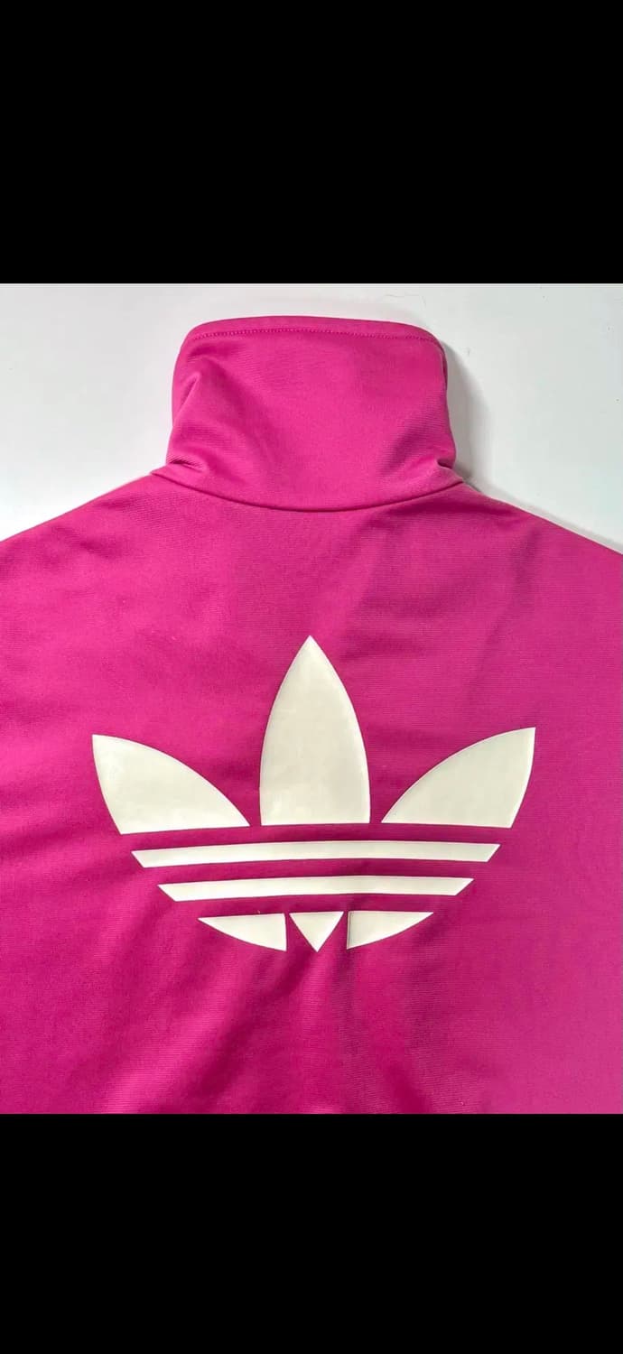 아디다스 우먼스 파이어버드 트랙탑 져지 핫핑크 빅로고 상품이미지4