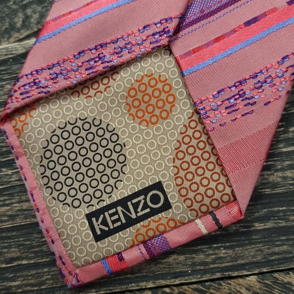 [겐조] 빈티지 패턴 넥타이 P01219 상품이미지6