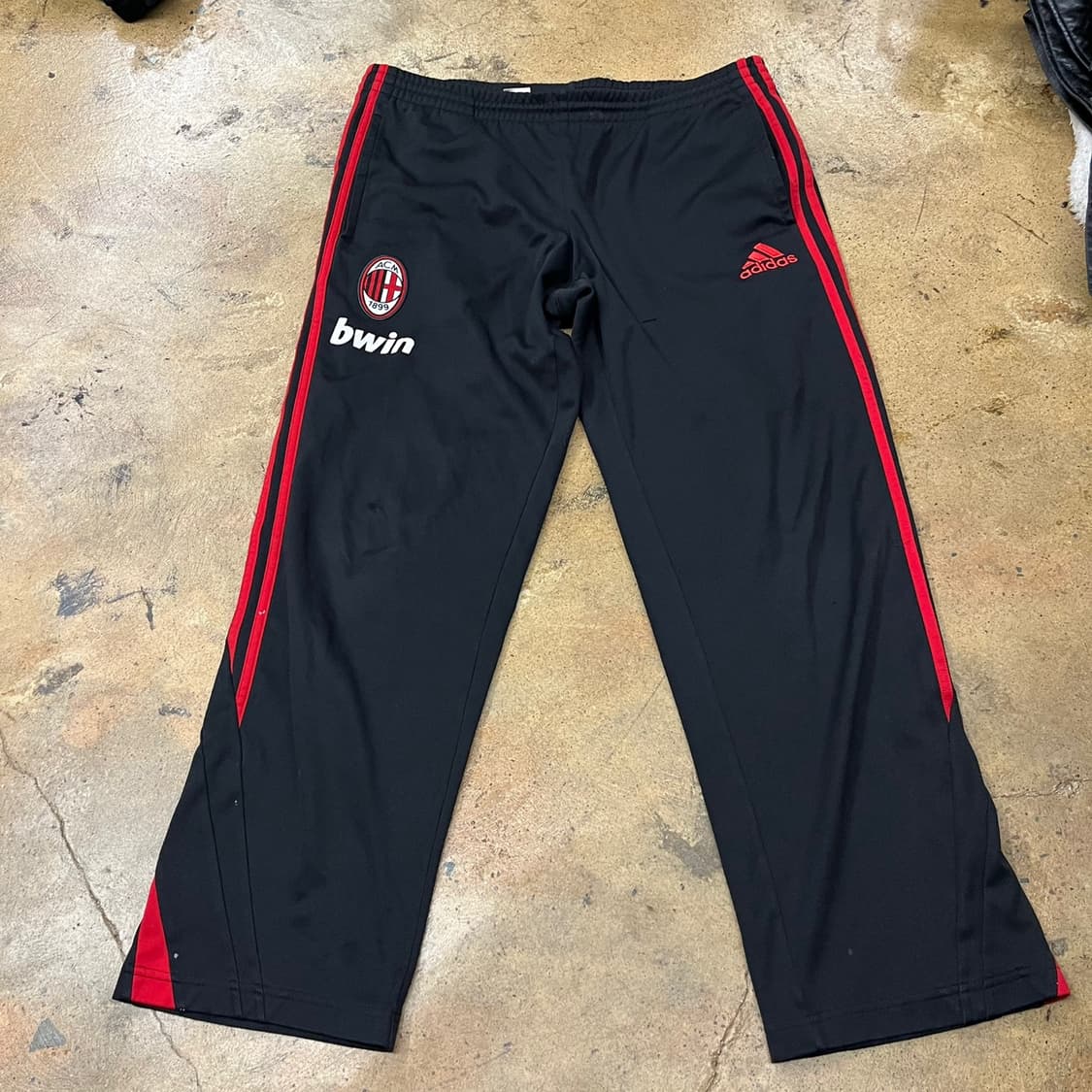 [정품/100] 아디다스 AC밀란 트레이닝 바지 블랙 b15 상품이미지2