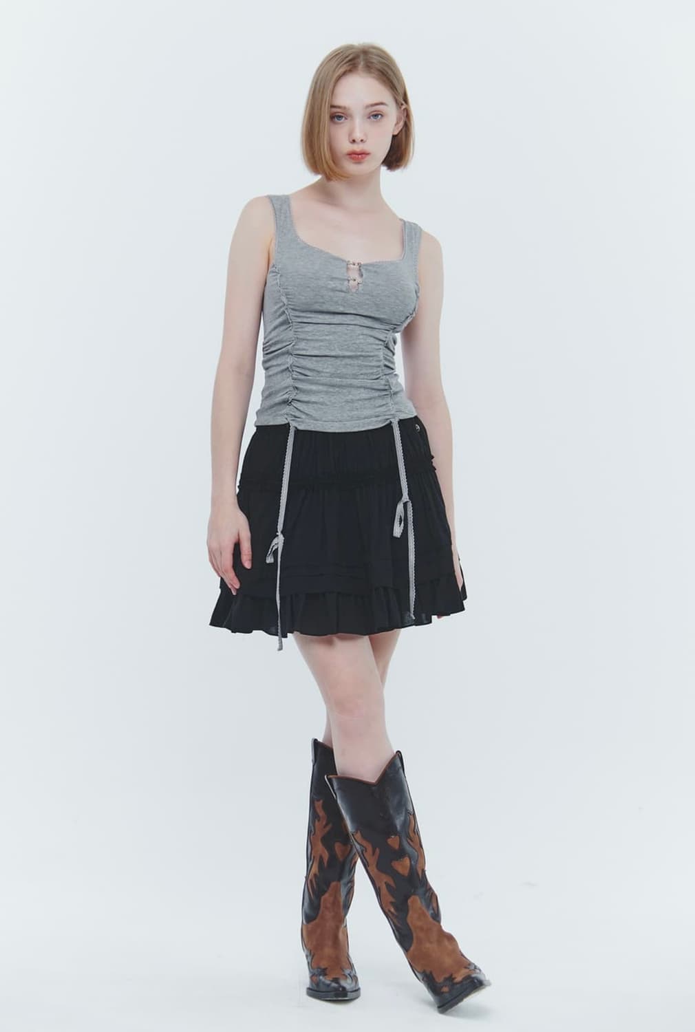 페인오어플레저 DAFFODIL TOP grey 상품이미지2