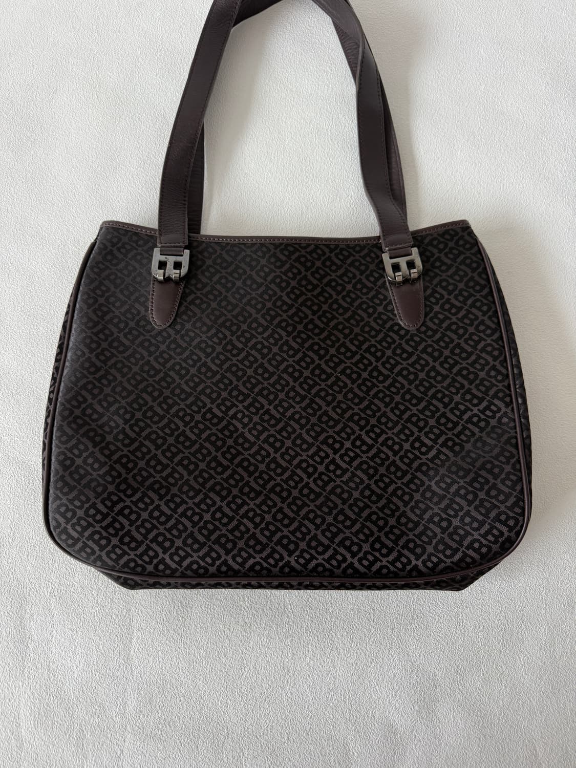 Pre owned 모노그램&레더 숄더백 상품이미지3