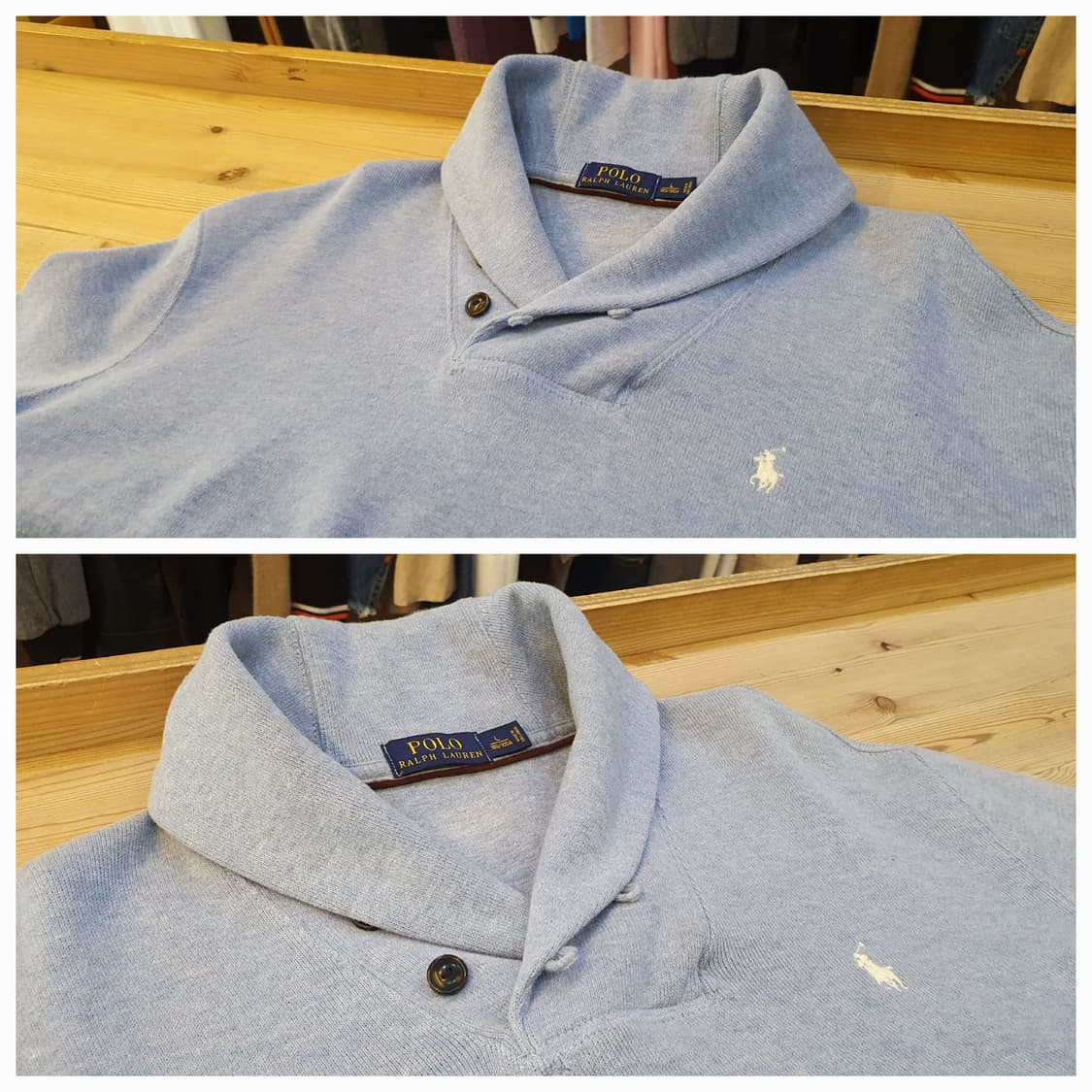 100.폴로 숄카라 반팔맨투맨 상품이미지4