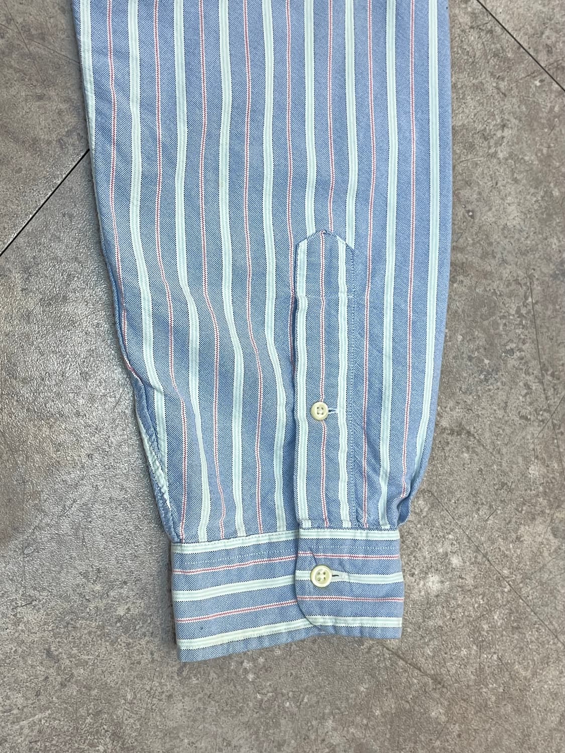 폴로 랄프로렌 스트라이프 셔츠 스카이블루 XL #csz2273  상품이미지8