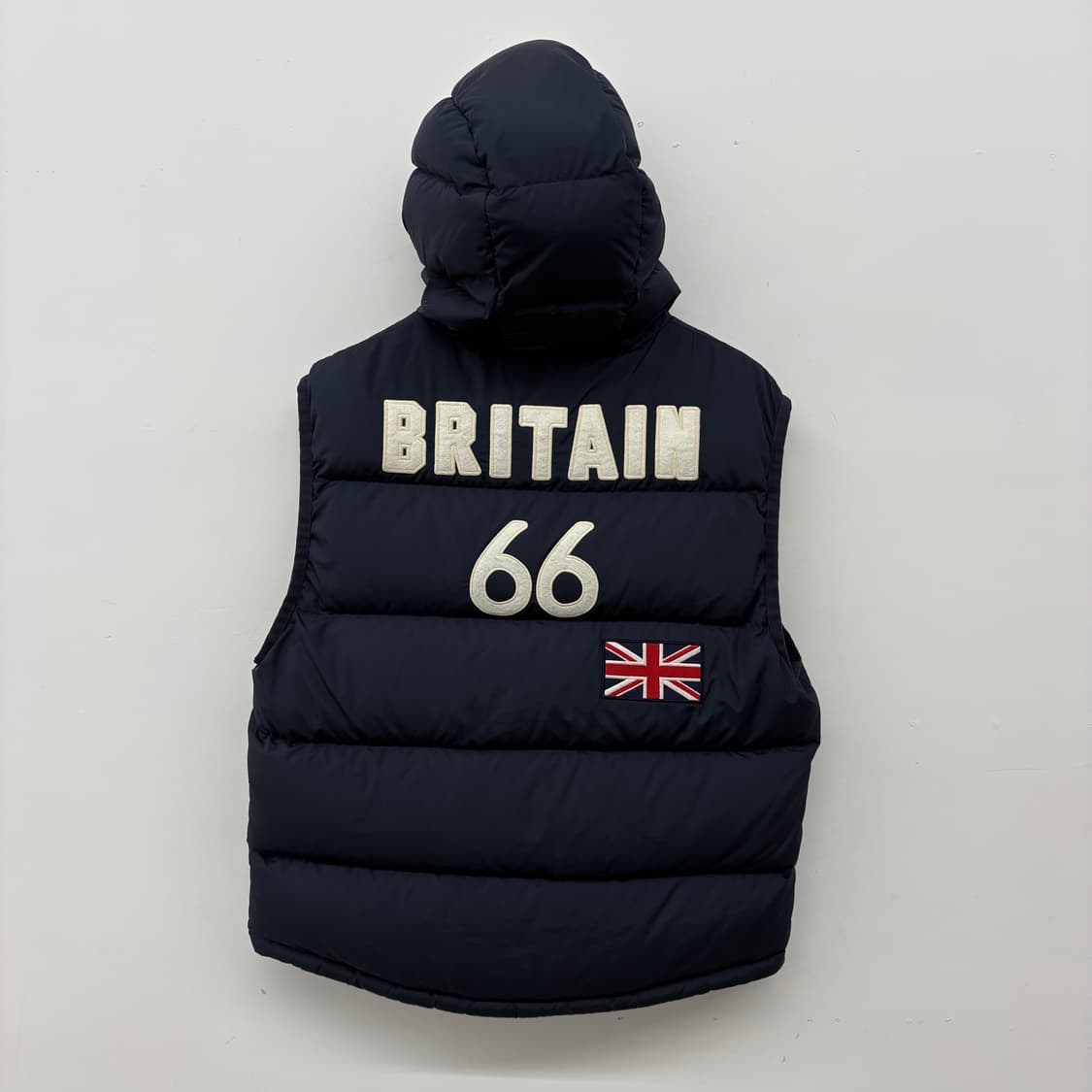 폴로 랄프로렌 빅포니 네이비 패딩 조끼 후드 XL 상품이미지6