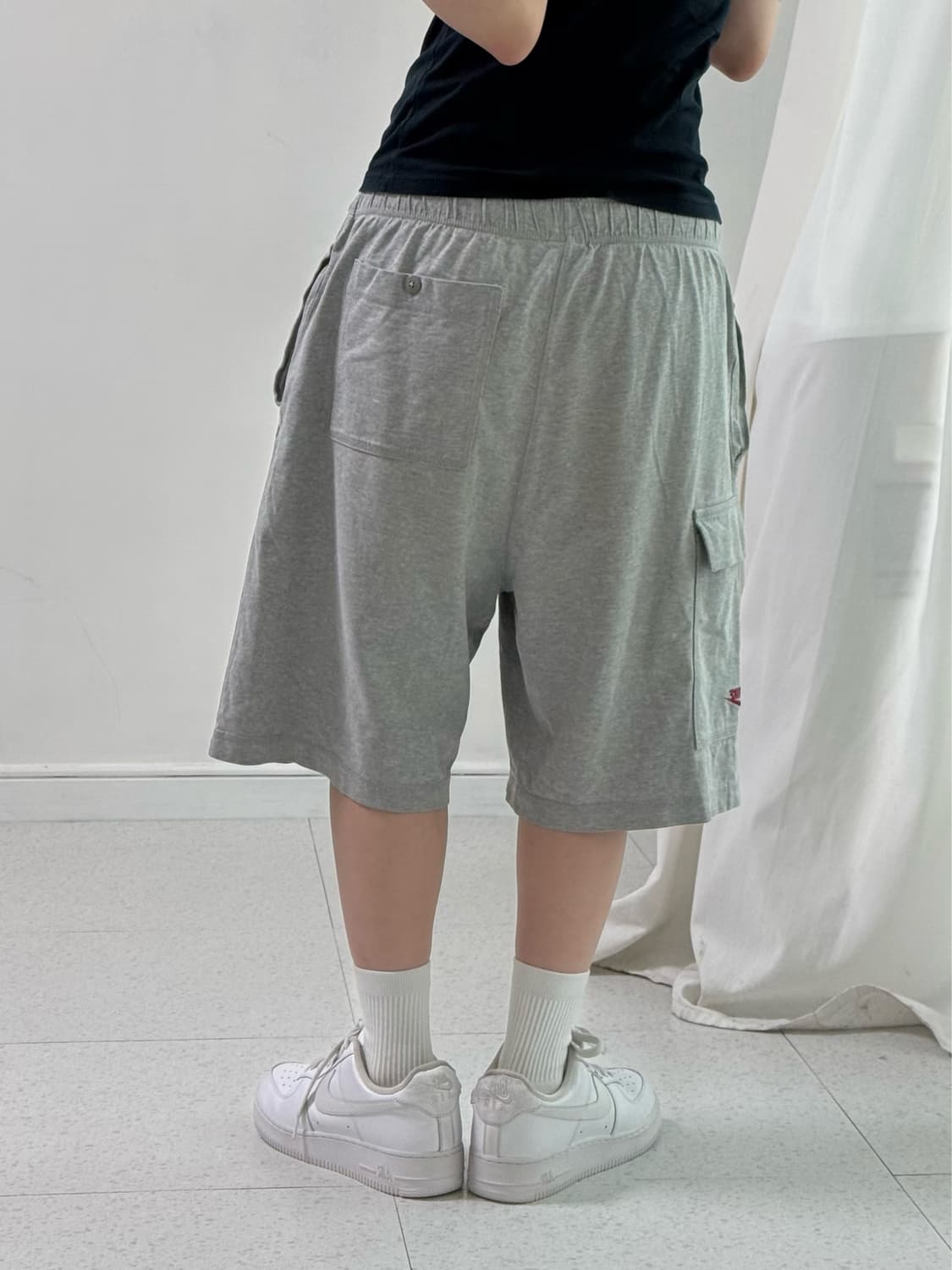 나이키 그레이 코튼 버뮤다 팬츠 상품이미지4