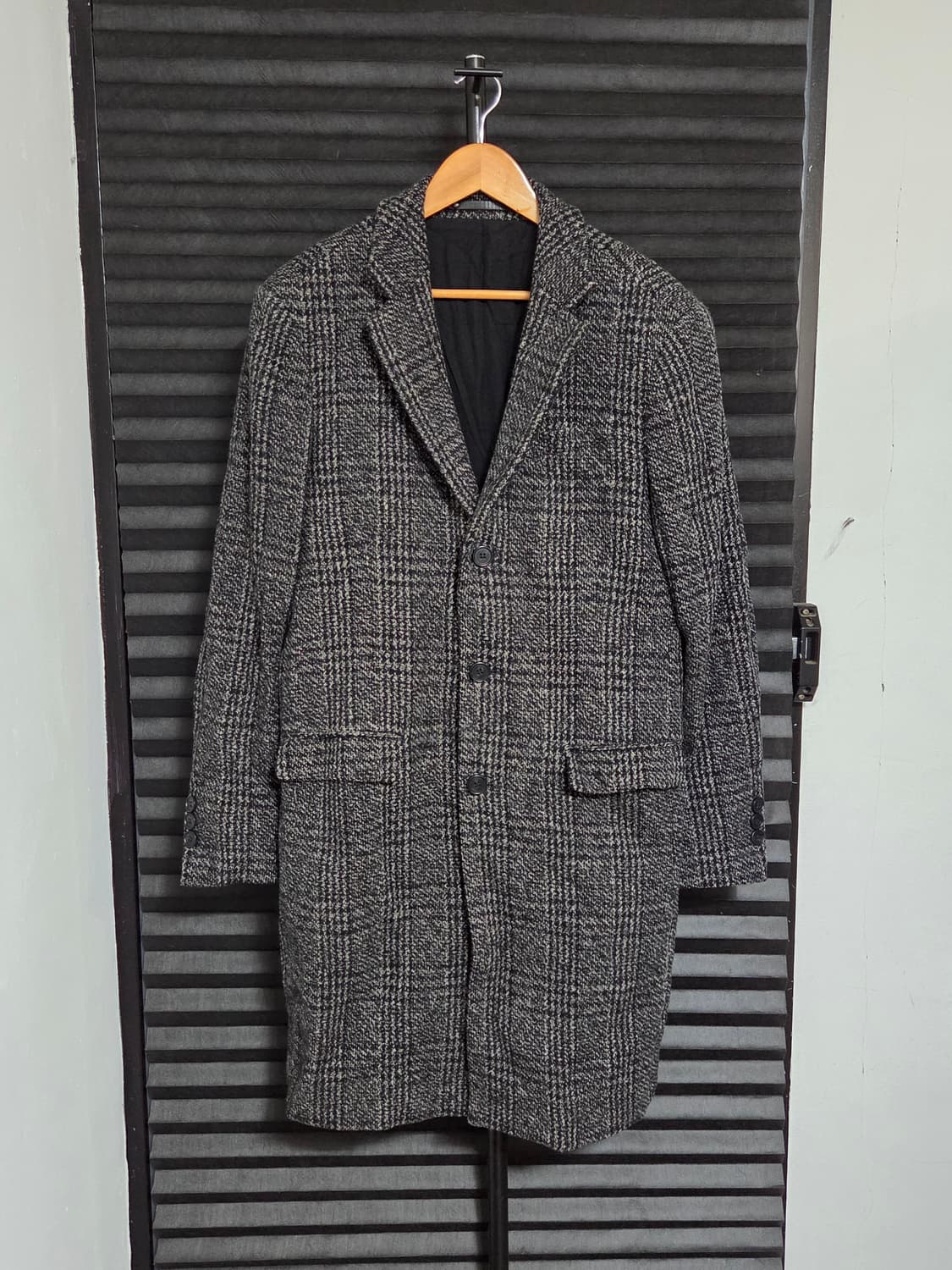 (정품) [올세인츠] 글렌 체크 윗락 코트 | 00046 상품이미지1