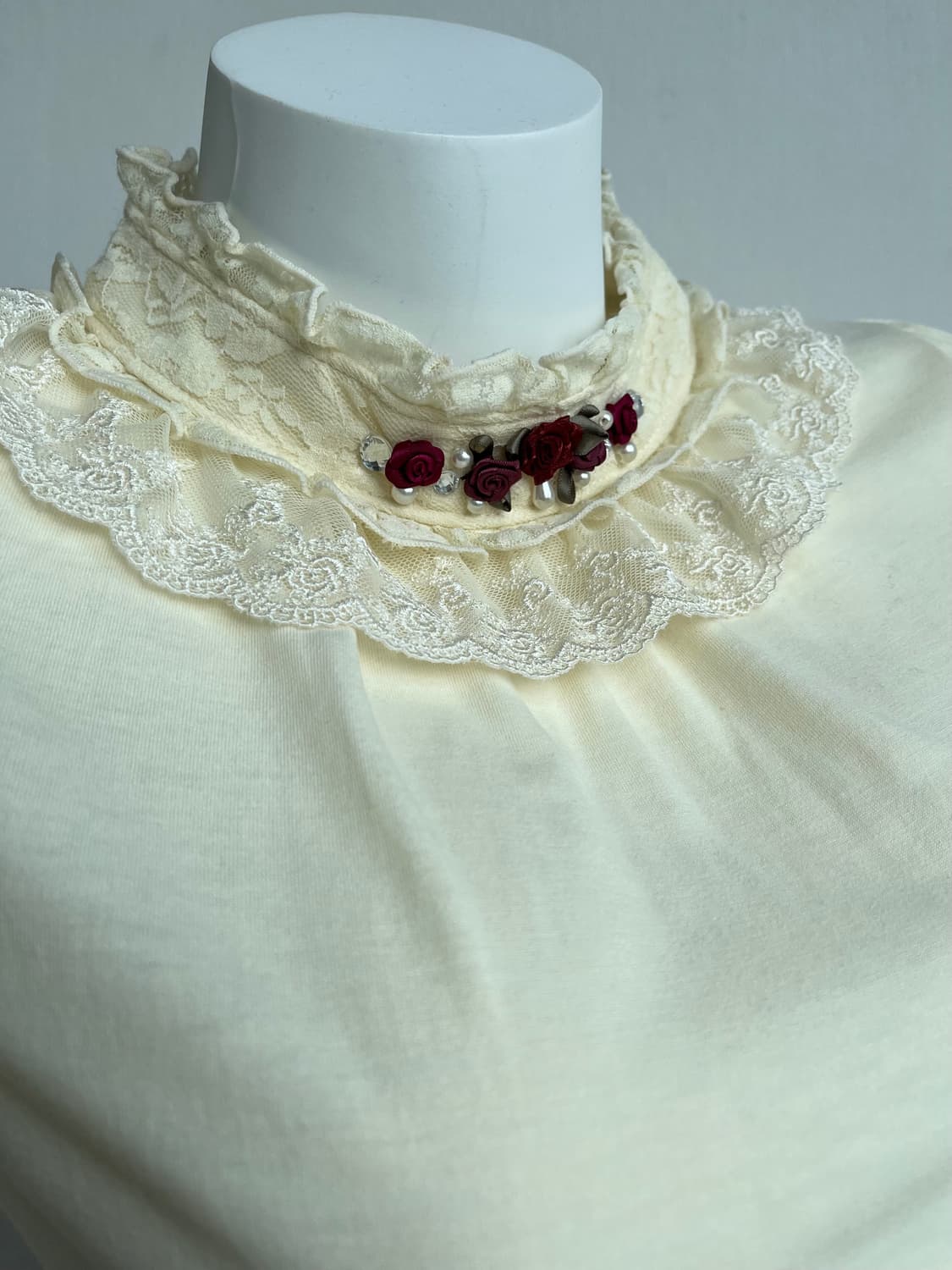 axes femme 아이보리 로즈 긴팔 상품이미지2