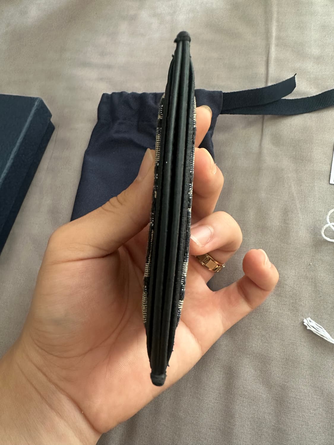 디올 오블리크 카드지갑 베이지 상품이미지6