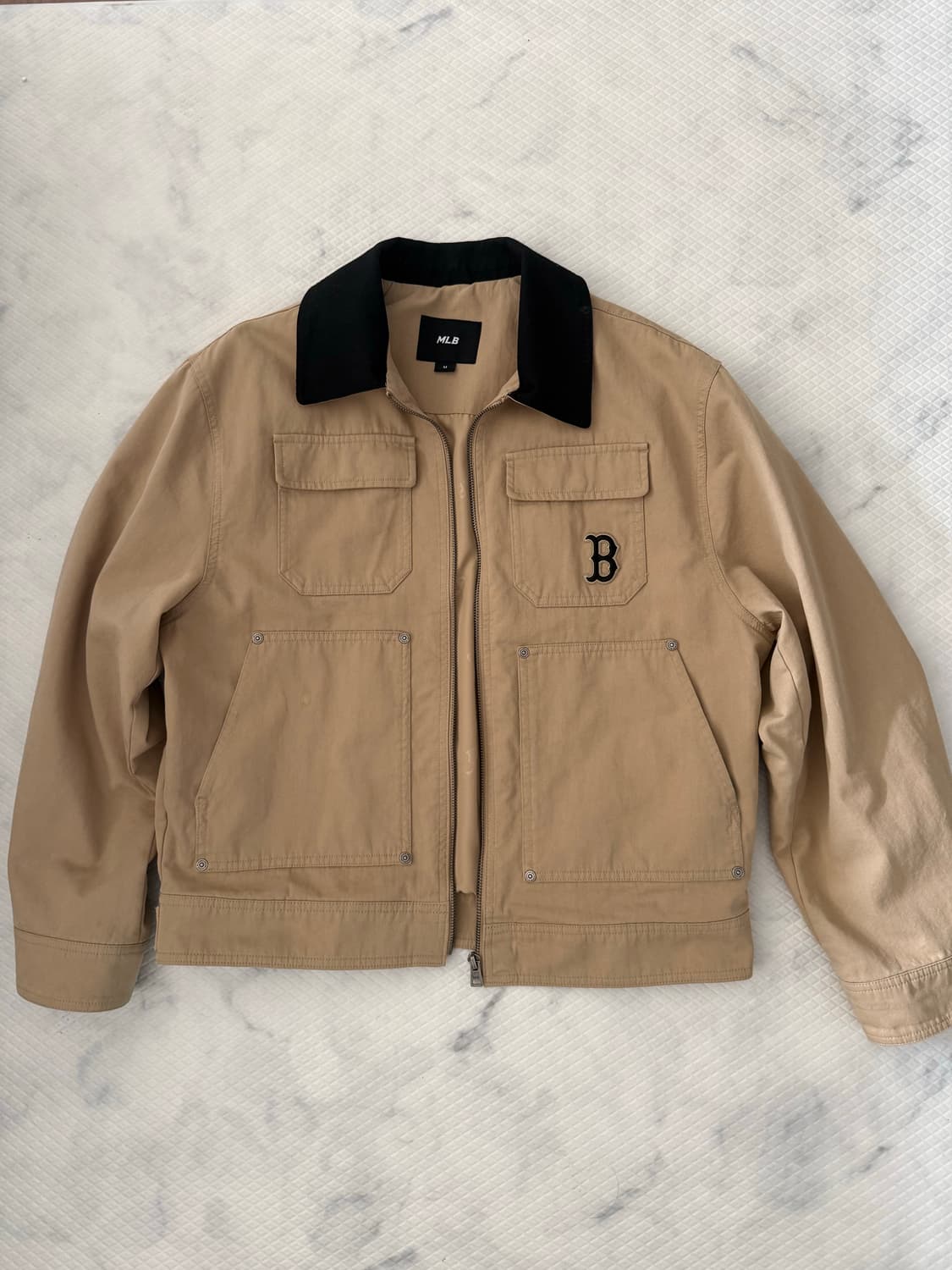 Mlb 베이직 카라 워크 자켓 상품이미지1