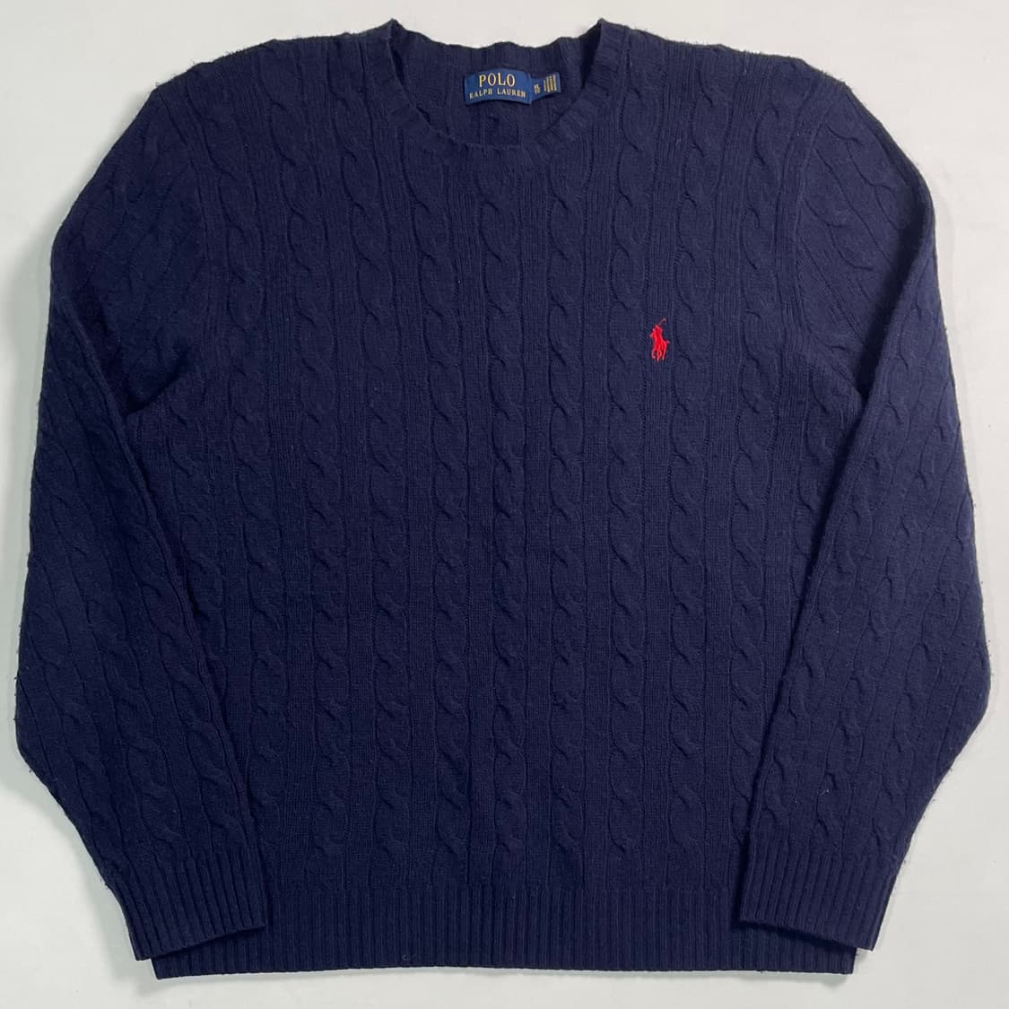폴로 랄프로렌 캐시미어 혼방 케이블 니트 상품이미지1