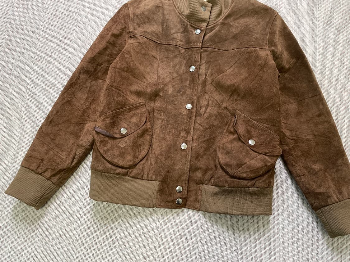 빈티지 스웨이드 해링턴 봄버 자켓  상품이미지2