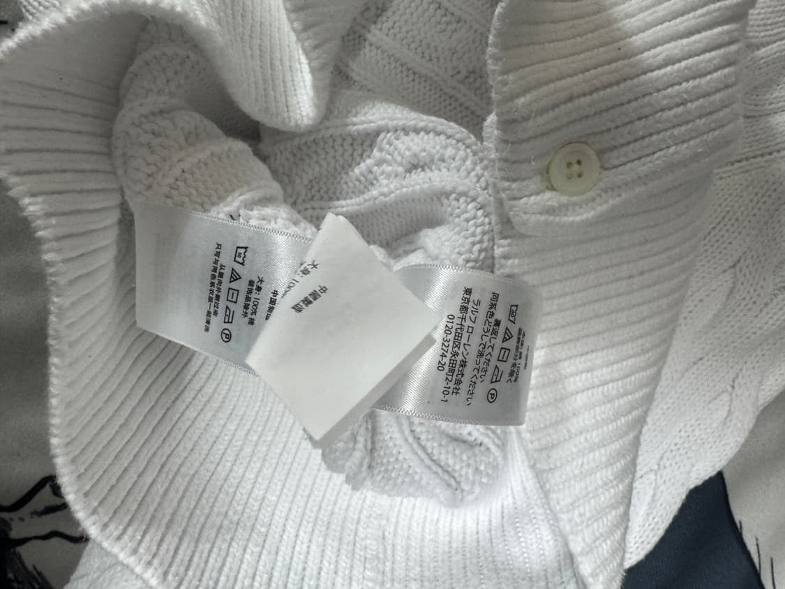 qr신형 폴로랄프로렌 케이블가디건 여성 M사이즈 상품이미지6