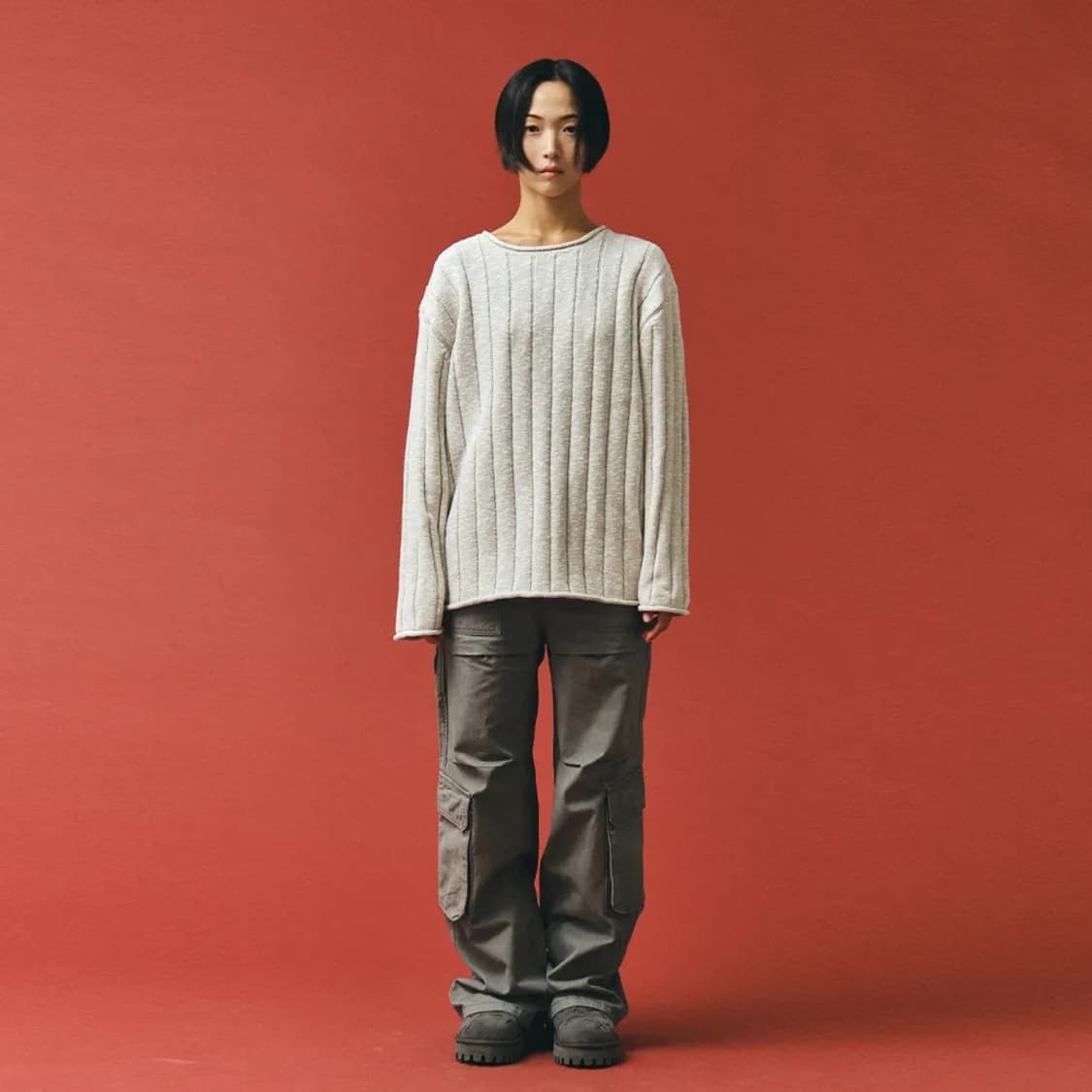 플리즈 프로젝트 니트, 멜란지 상품이미지3