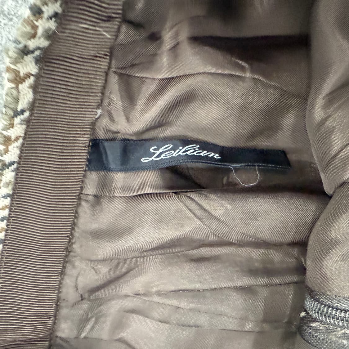 Leilian 체크 더블 자켓 백화점 클래식 정장 상품이미지9