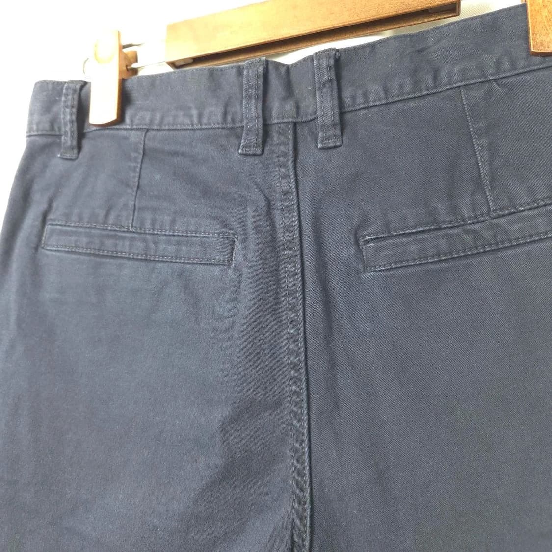 여28 H&M 네이비 남색 면 반바지 상품이미지4