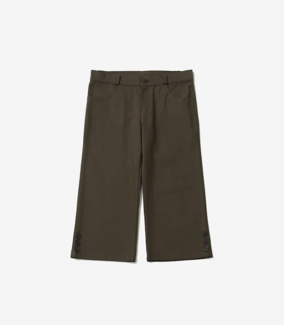 잇자바이브 카프리팬츠 SNAP POINT CAPRI PANTS KHAKI 상품이미지2