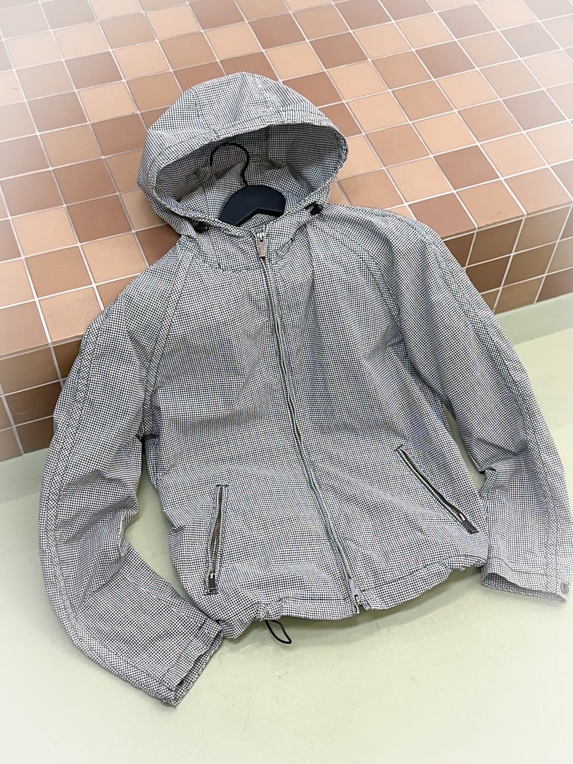 joseph check 2way zip windbreaker 상품이미지1