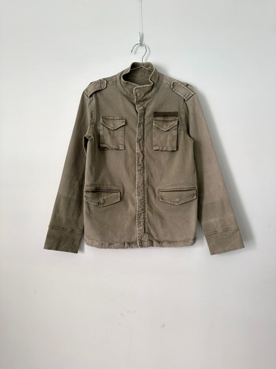 Military pocket jacket / khaki 상품이미지1