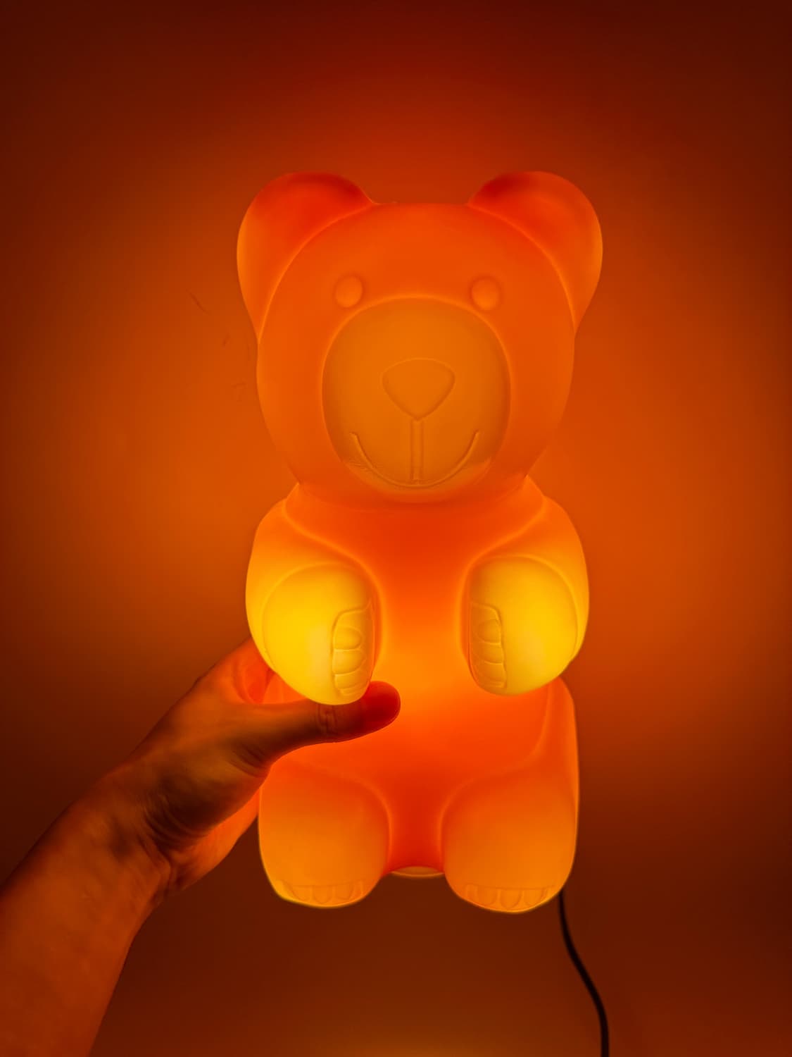 90‘s 독일 하리보 곰돌이 빈티지 조명 오렌지 상품이미지6