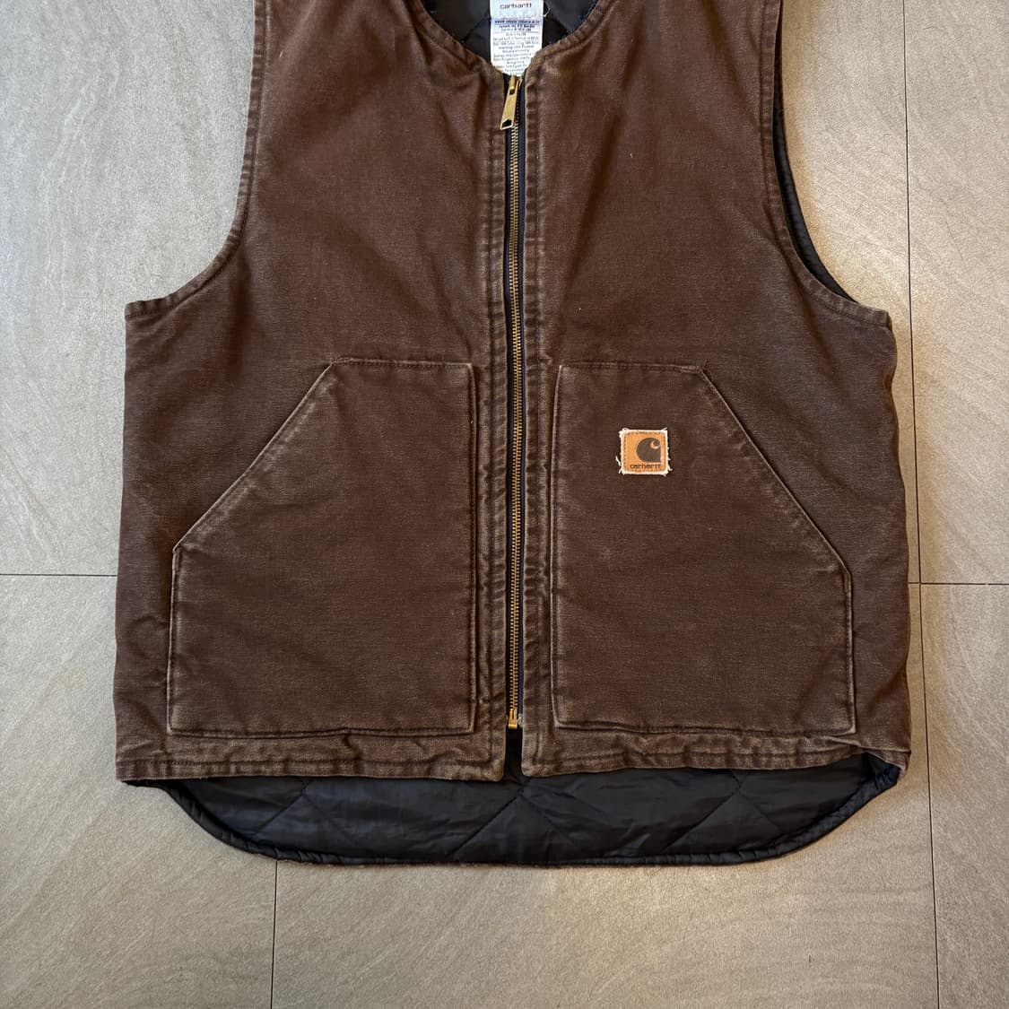 칼하트 정품 덕 캔버스 조끼 상품이미지4
