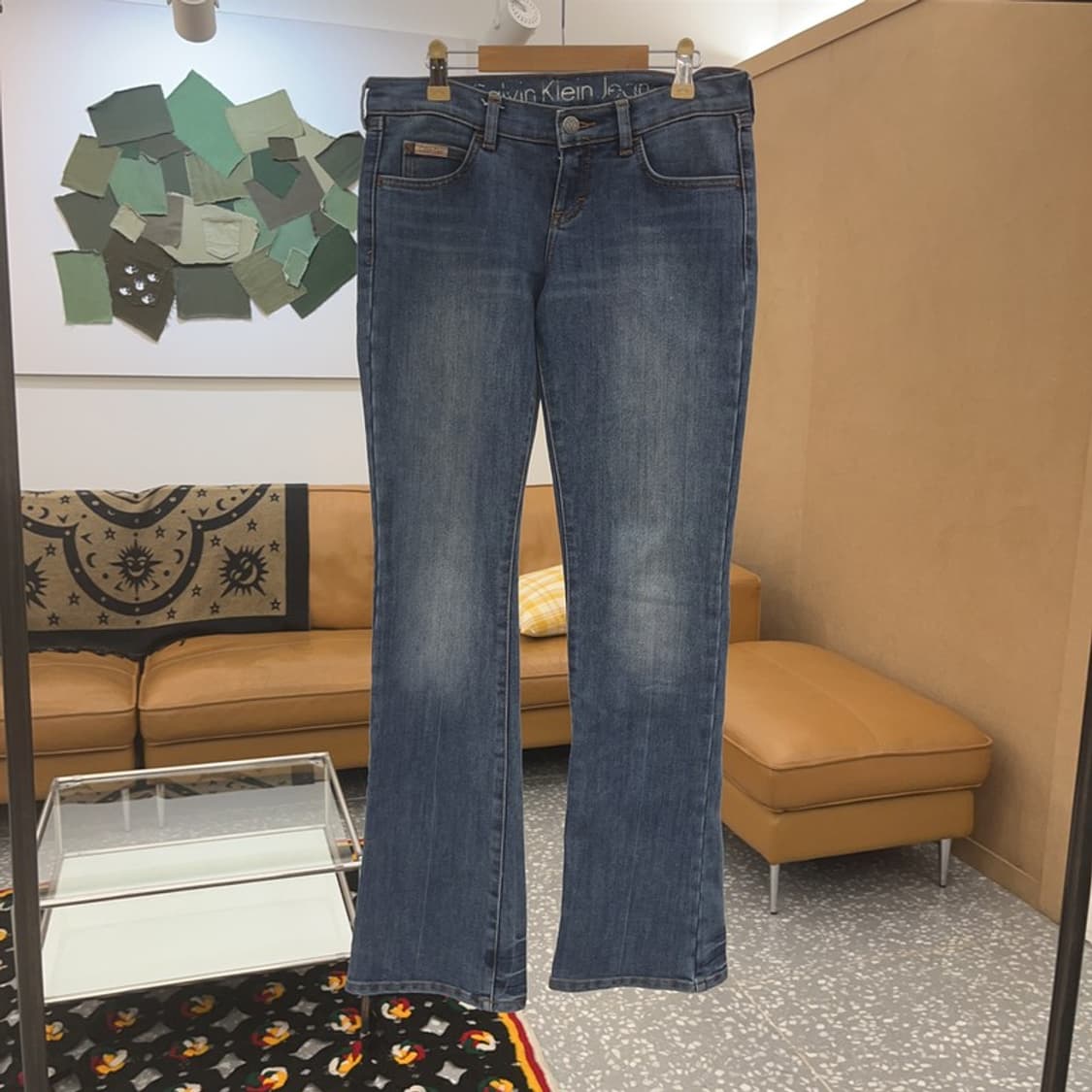 캘빈클라인 빈티지 세미부츠컷 워싱 데님팬츠 29인치 C07315 상품이미지3