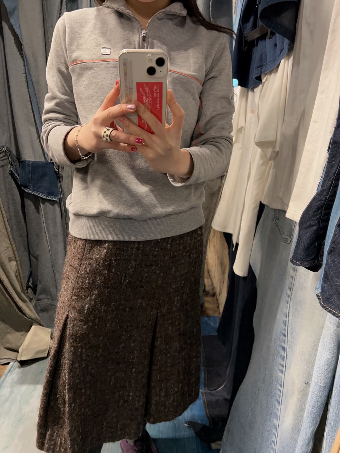 44-66 ) courreges Stripe Sweatshirts 상품이미지2