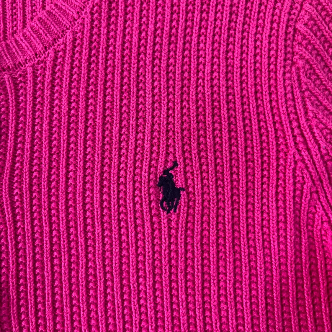 W 95 폴로랄프로렌 코튼 핑크 가디건 상품이미지3