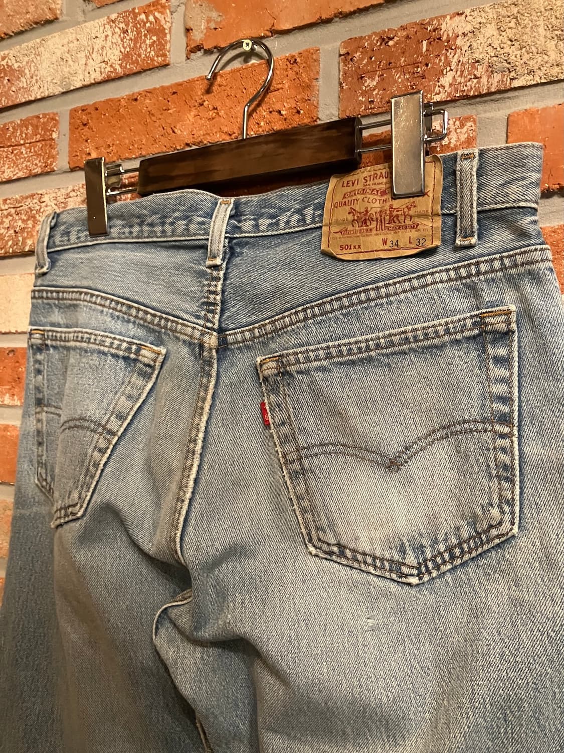 90s USA 빈티지 리바이스 501xx 0000 데님 팬츠 상품이미지6