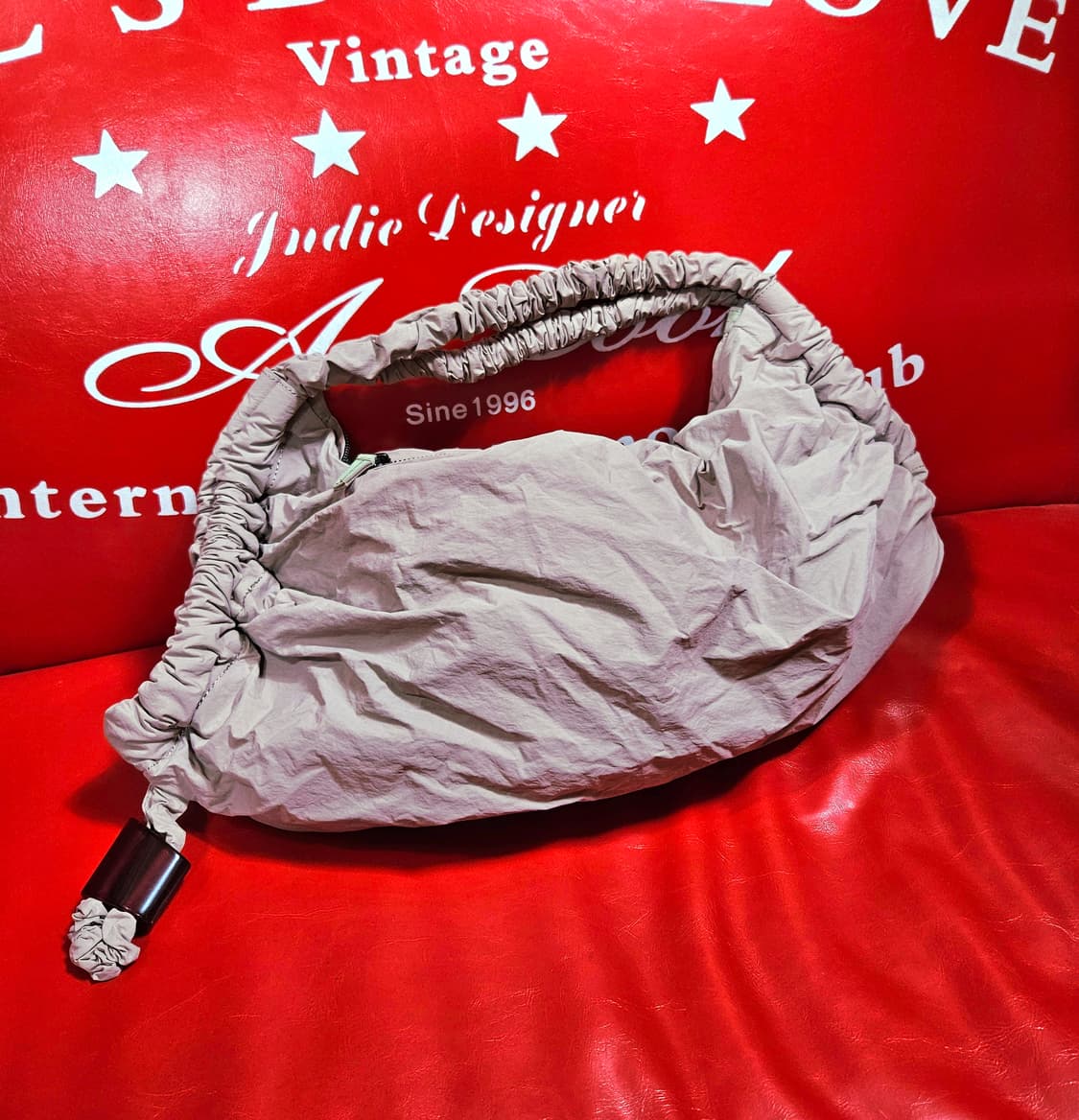 (미사용)아카이브앱크 핑크 나일론 토트백 숄더백  상품이미지1